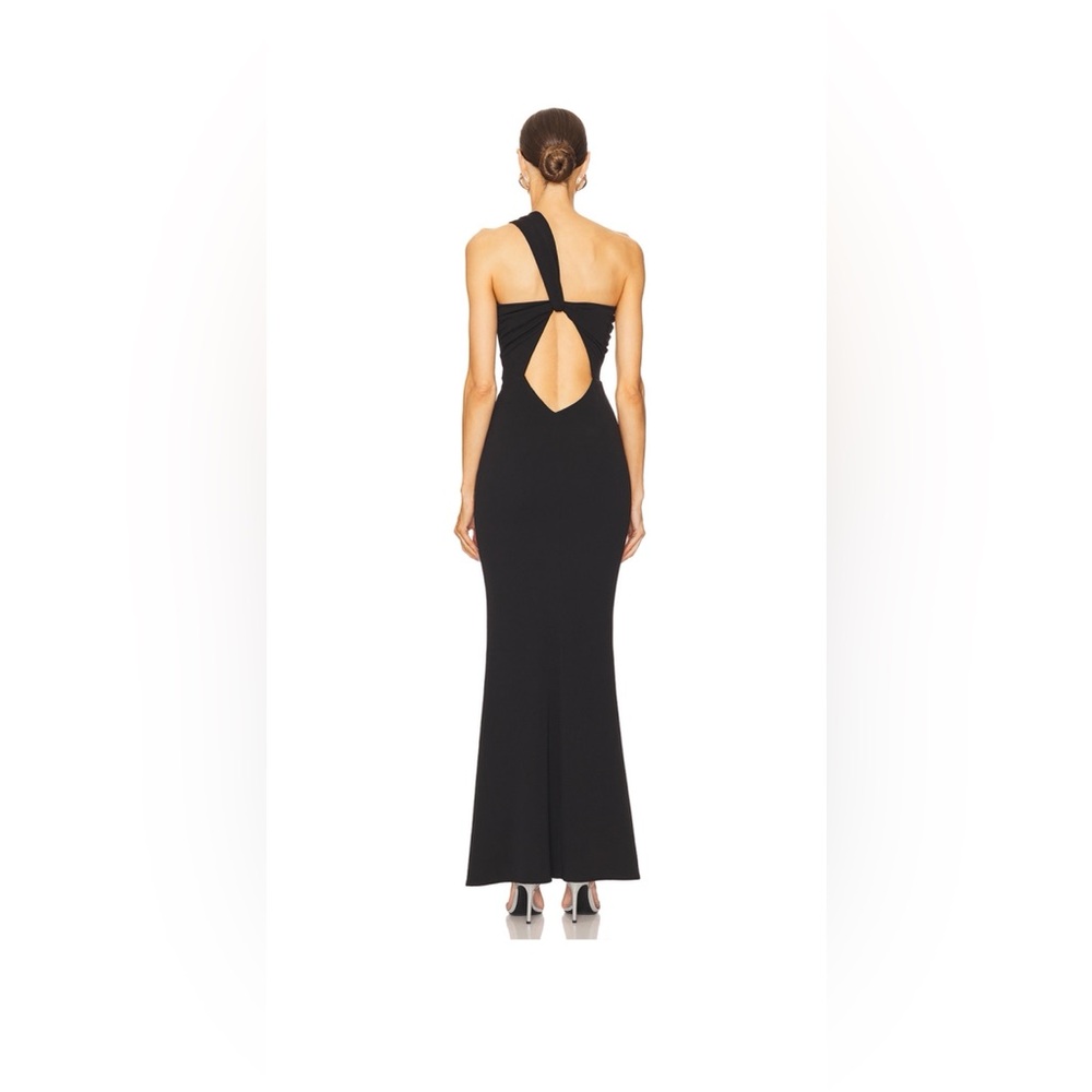 Revolve - Katie May Elegant Black Evening Gown - Picture 2 of 4